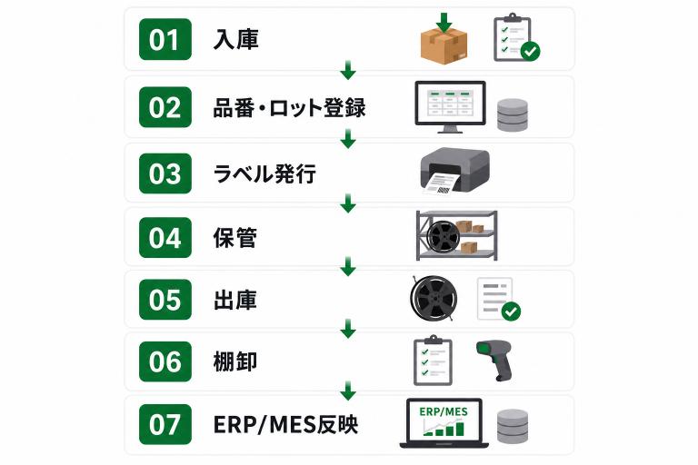 電子部品在庫管理の基本的な運用方法